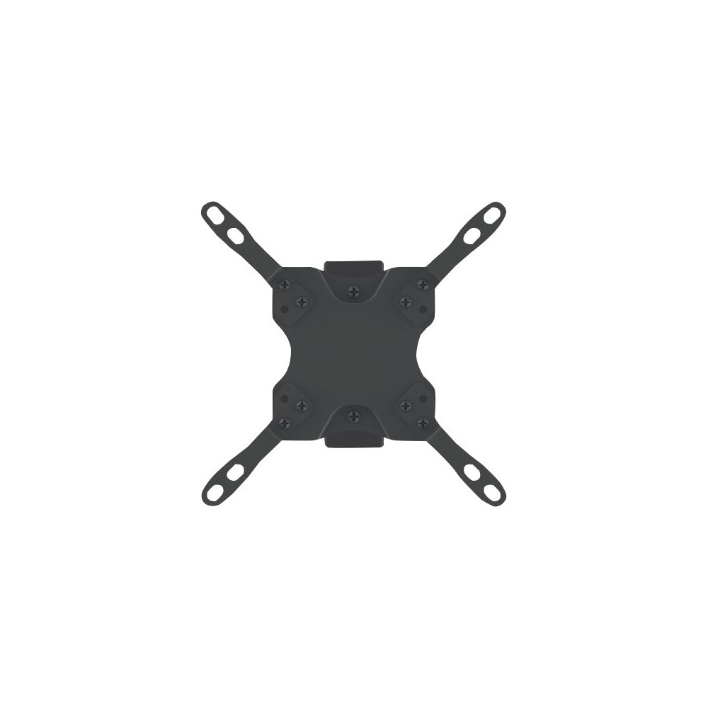 Produktbild för Manhattan TV & Monitor Mount, Wall, Tilt and Swivel, 1 screen, Screen Sizes: 13-42", Black, VESA 75x75 to 200x200mm, Max 20kg, Swivel with 2 pivots, Lifetime Warranty konsol - för LCD-display - svart