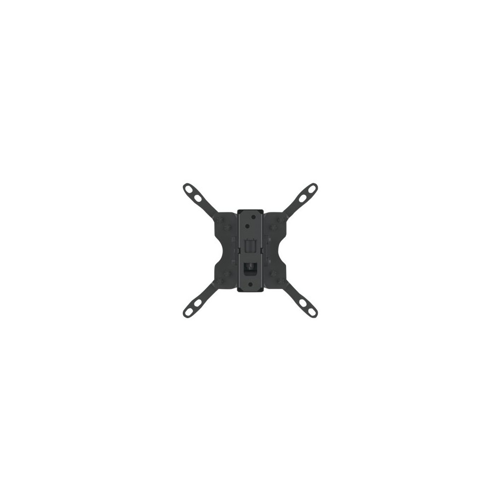 Produktbild för Manhattan TV & Monitor Mount, Wall, Tilt and Swivel, 1 screen, Screen Sizes: 13-42", Black, VESA 75x75 to 200x200mm, Max 20kg, Swivel with 2 pivots, Lifetime Warranty konsol - för LCD-display - svart