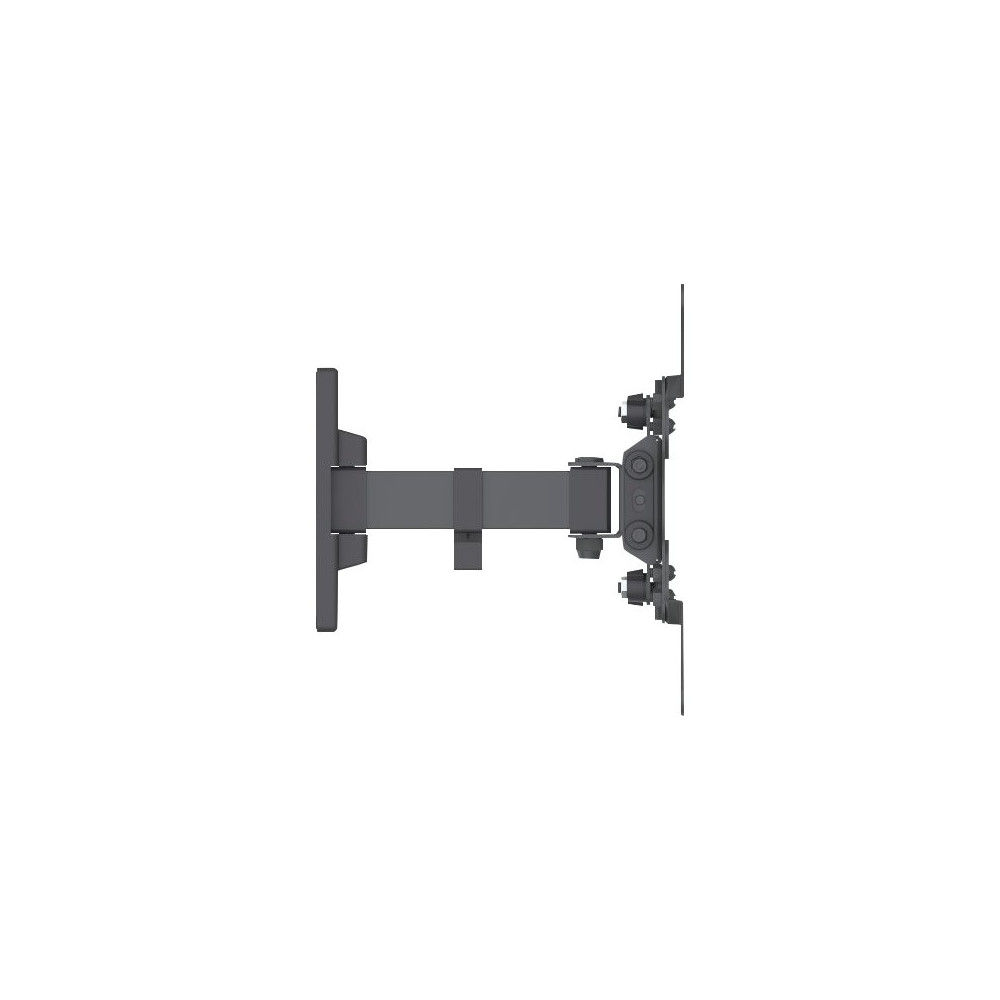 Produktbild för Manhattan TV & Monitor Mount, Wall, Tilt and Swivel, 1 screen, Screen Sizes: 13-42", Black, VESA 75x75 to 200x200mm, Max 20kg, Swivel with 2 pivots, Lifetime Warranty konsol - för LCD-display - svart