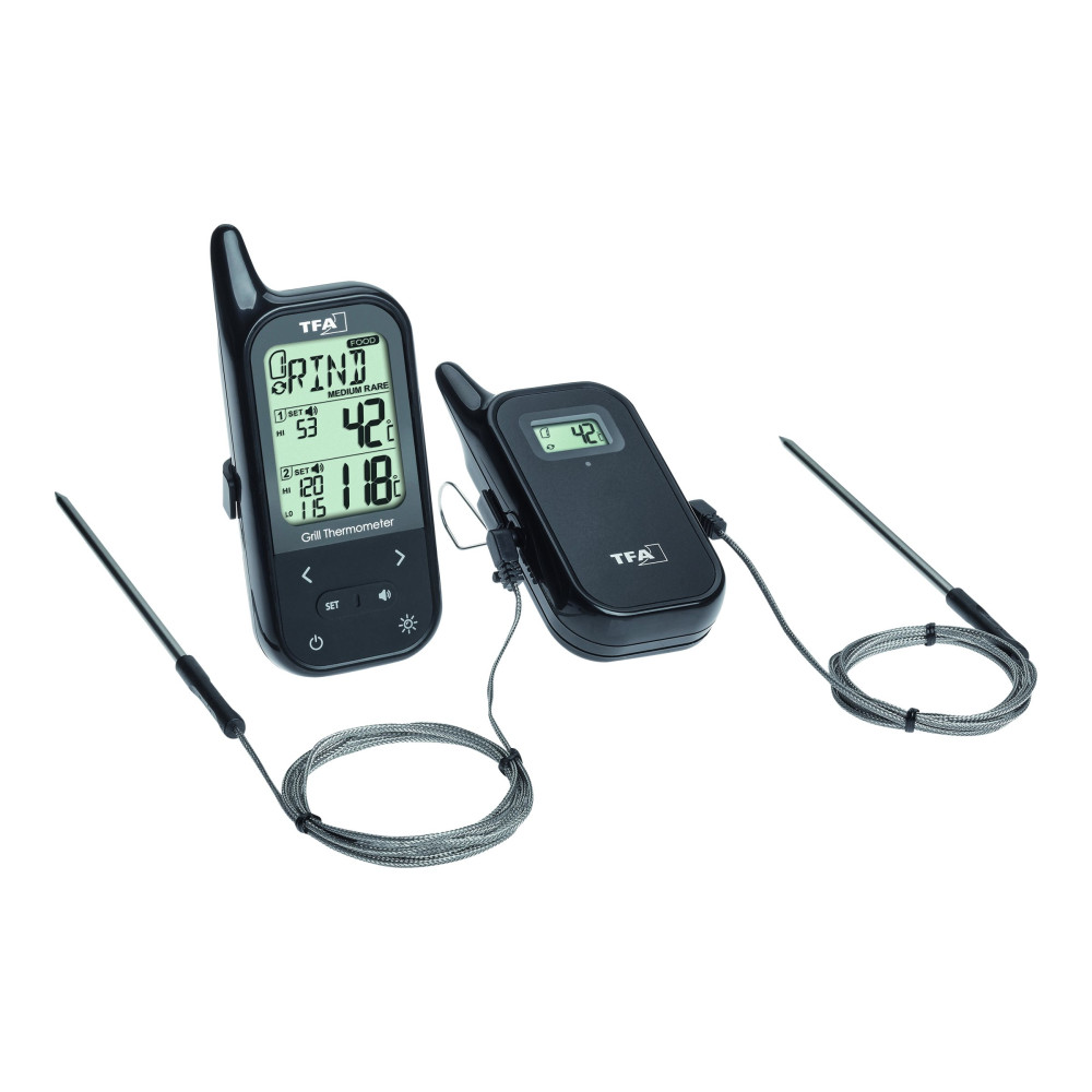 Produktbild för TFA Küchen-Chef Twin - köttermometer - svart