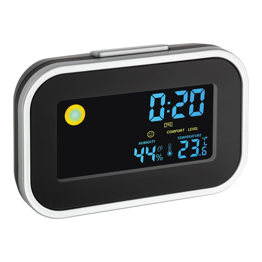 Produktbild för TFA - väckarklocka - rektangulär - kvarts - skrivbord