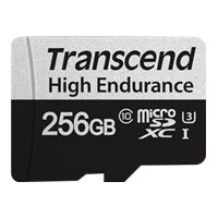 Produktbild för Transcend 350V - flash-minneskort - 256 GB - mikroSDXC UHS-I