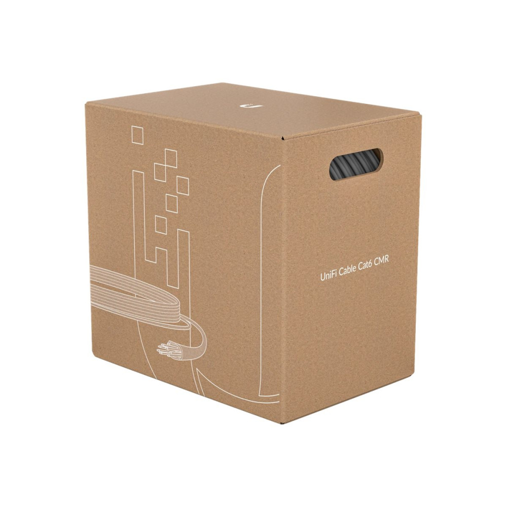 Produktbild för Ubiquiti UniFi bulkkabel - 305 m - vit