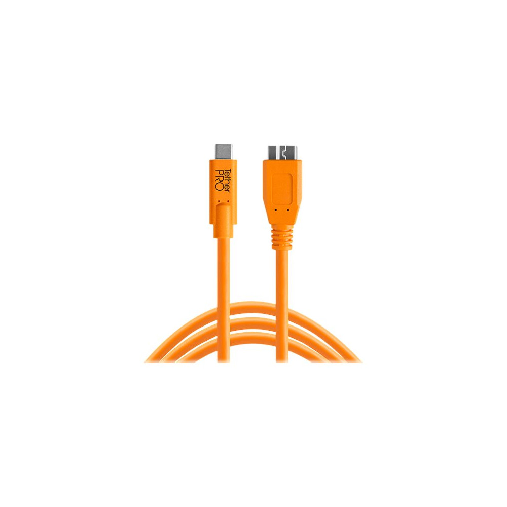 Produktbild för Tether Tools TetherPro - USB typ C-kabel - USB-C till Micro-USB typ B - 4.6 m