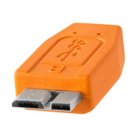 Produktbild för Tether Tools TetherPro - USB typ C-kabel - USB-C till Micro-USB typ B - 4.6 m