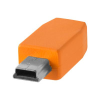 Produktbild för Tether Tools TetherPro - USB typ C-kabel - USB-C till mini-USB typ B - 4.6 m