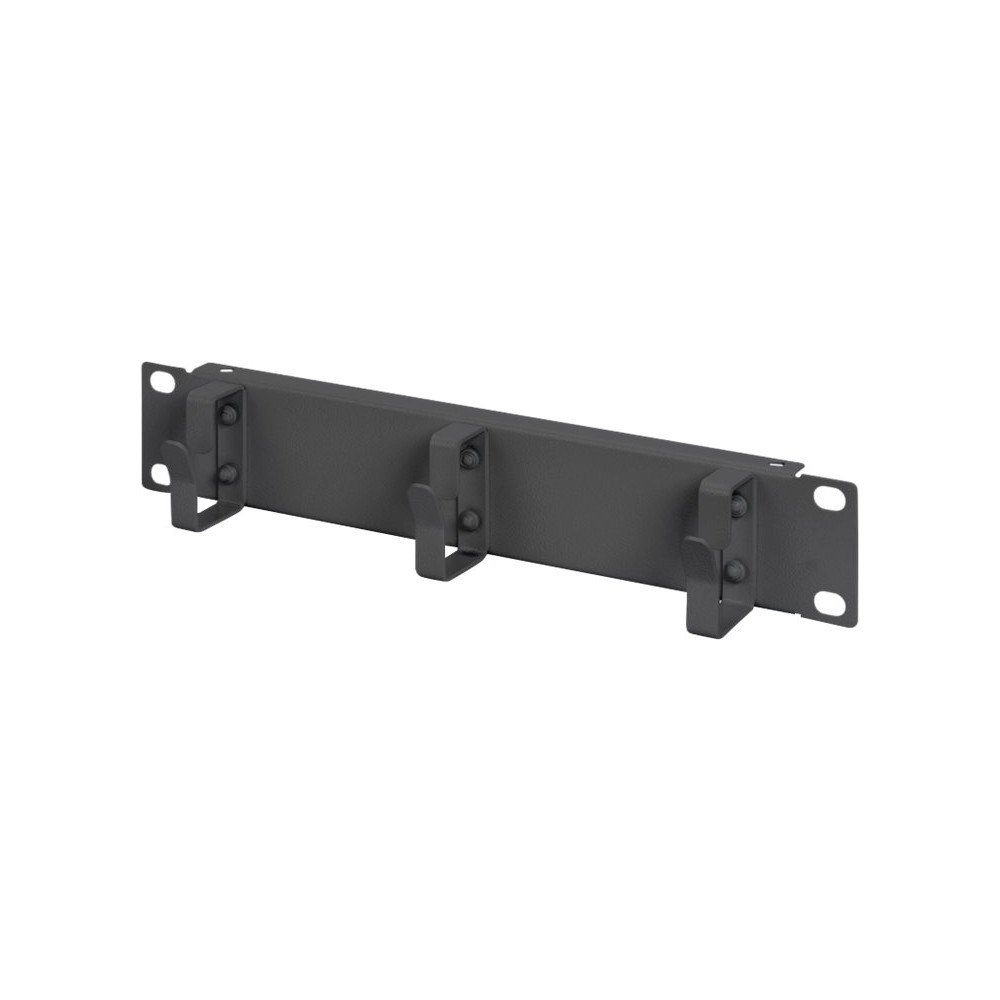 Produktbild för DIGITUS DN-10-ORG-1U-B - kabelhanteringspanel med ringar - 1U - 10"