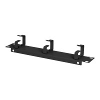 Produktbild för DIGITUS DN-10-ORG-1U-B - kabelhanteringspanel med ringar - 1U - 10"