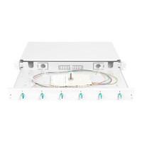 Produktbild för DIGITUS Professional fiberoptisk skarvlåda - 1U - 19"