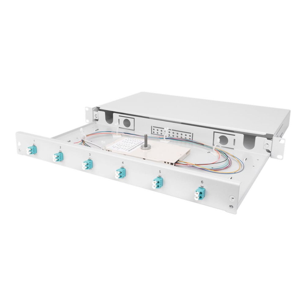 Produktbild för DIGITUS Professional fiberoptisk skarvlåda - 1U - 19"