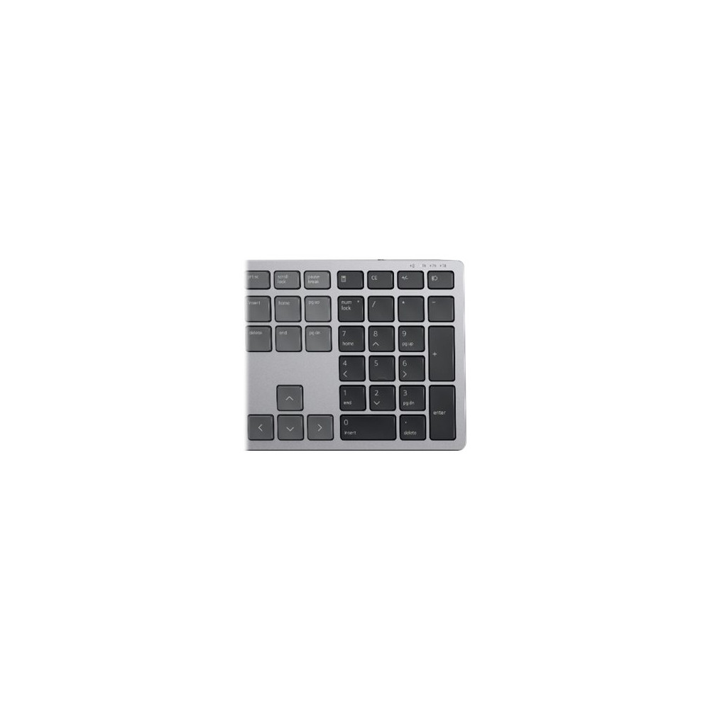 Produktbild för Dell Pro Plus Keyboard and Mouse KM7321W - sats med tangentbord och mus - QWERTY - USA, internationellt - Titan gray Inmatningsenhet