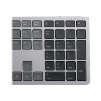Produktbild för Dell Pro Plus Keyboard and Mouse KM7321W - sats med tangentbord och mus - QWERTY - USA, internationellt - Titan gray Inmatningsenhet