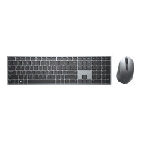 Produktbild för Dell Pro Plus Keyboard and Mouse KM7321W - sats med tangentbord och mus - QWERTY - USA, internationellt - Titan gray Inmatningsenhet