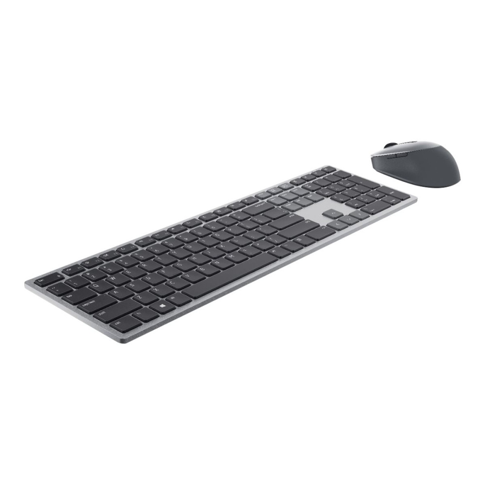 Produktbild för Dell Pro Plus Keyboard and Mouse KM7321W - sats med tangentbord och mus - QWERTY - USA, internationellt - Titan gray Inmatningsenhet