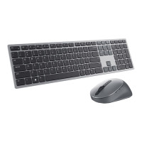 Produktbild för Dell Pro Plus Keyboard and Mouse KM7321W - sats med tangentbord och mus - QWERTY - USA, internationellt - Titan gray Inmatningsenhet