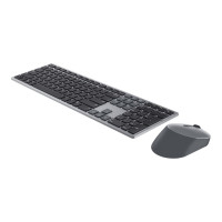 Produktbild för Dell Pro Plus Keyboard and Mouse KM7321W - sats med tangentbord och mus - QWERTY - USA, internationellt - Titan gray Inmatningsenhet