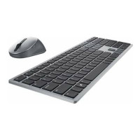 Produktbild för Dell Pro Plus Keyboard and Mouse KM7321W - sats med tangentbord och mus - QWERTY - USA, internationellt - Titan gray Inmatningsenhet