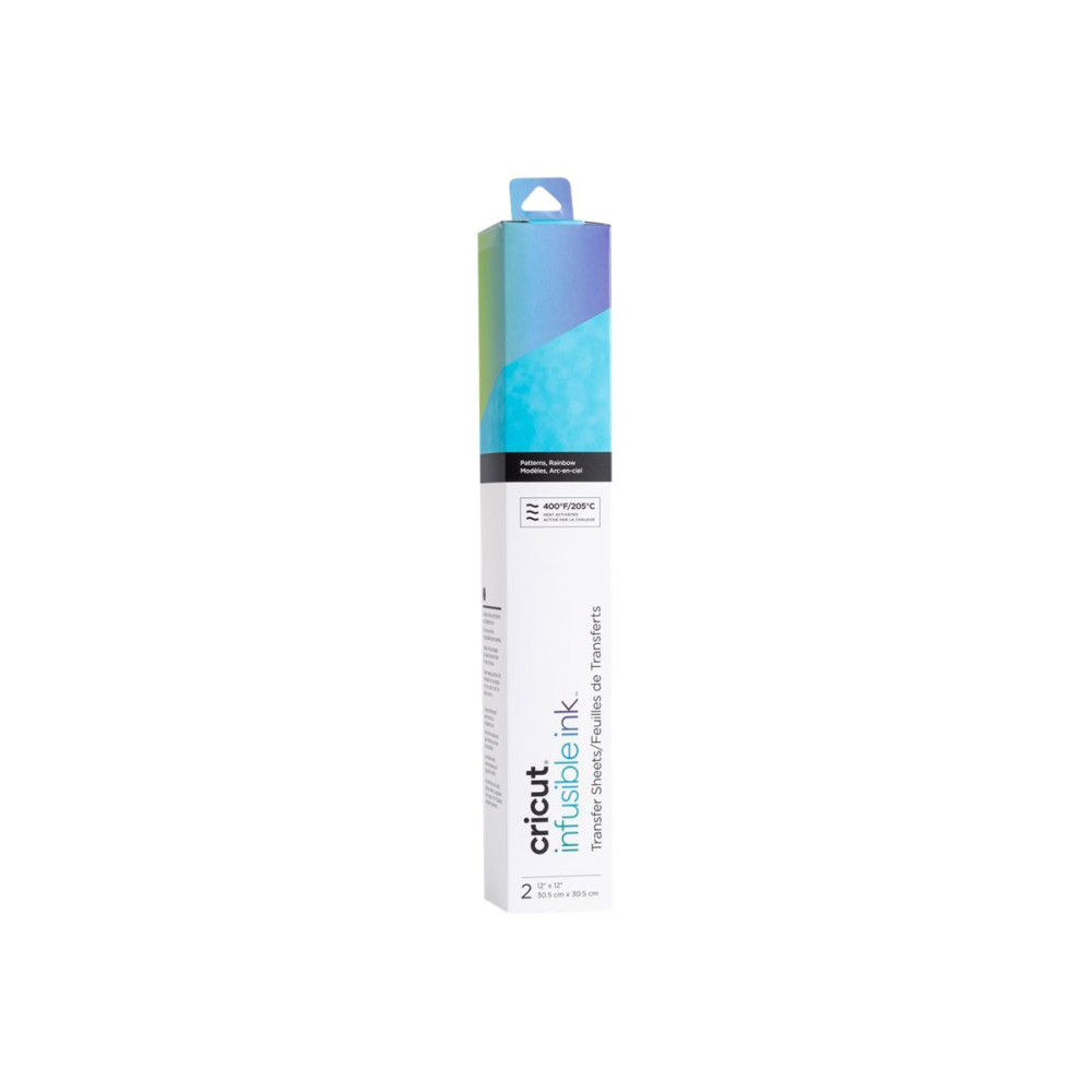 Produktbild för Cricut Infusible Ink - överföringspapper - regnbåge - 305 x 305 mm - 4 ark