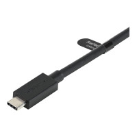 Produktbild för StarTech 1 m USB-C-kabel med USB-A-adapterdongel - Hybrid 2-i-1 USB C-kabel med USB-A - USB-C till USB-C (10 Gbps/100 W PD), USB-A till USB-C (5 Gbps) - Perfekt för hybriddockningsstationer - USB typ C-kabel - USB-C till USB-C - 1 m