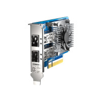 Produktbild för QNAP QXG-25G2SF-CX6 - nätverksadapter - PCIe 4.0 x8 - 25 Gigabit SFP28 x 2