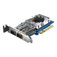 Produktbild för QNAP QXG-25G2SF-CX6 - nätverksadapter - PCIe 4.0 x8 - 25 Gigabit SFP28 x 2