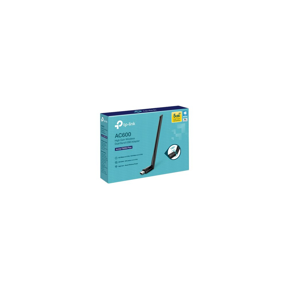 Produktbild för TP-Link Archer T600U Plus - nätverksadapter - USB 2.0