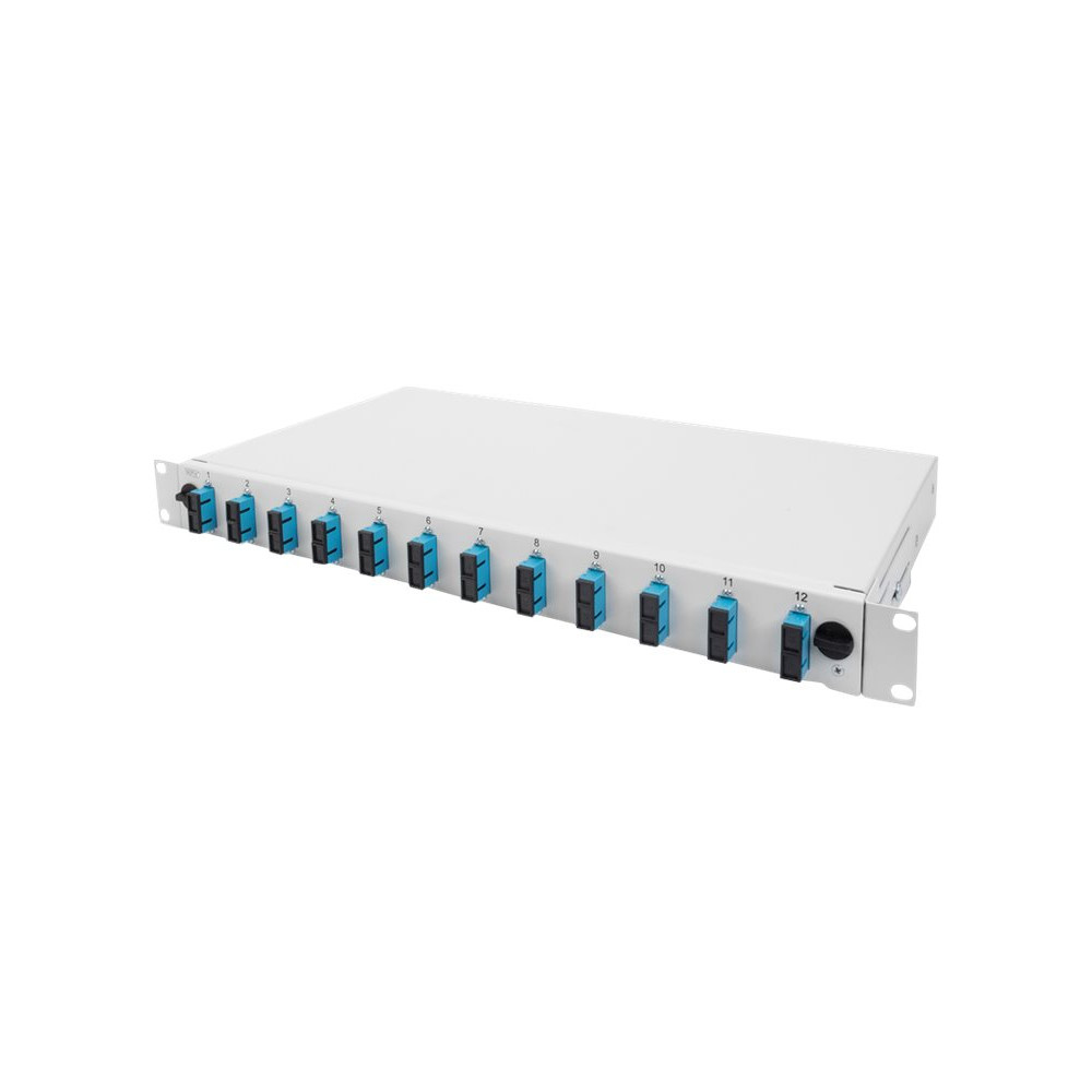 Produktbild för DIGITUS DN-96200-QL - fiberoptisk skarvlåda - 1U - 19"