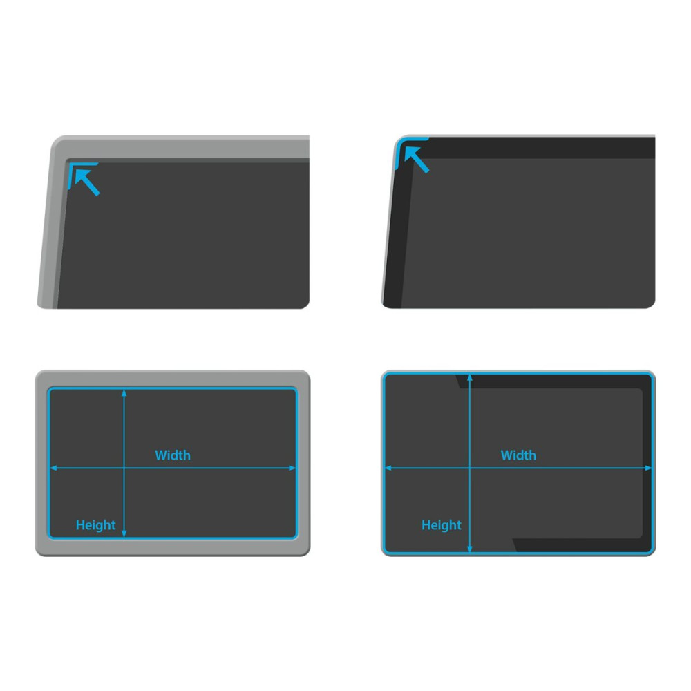 Produktbild för StarTech Monitor Privacy Screen for 34 inch Ultrawide Display, 21:9 Widescreen Computer Screen Security Filter, Blue Light Reducing (PRIVSCNMON34W) - filter för personlig integritet - 34" bred