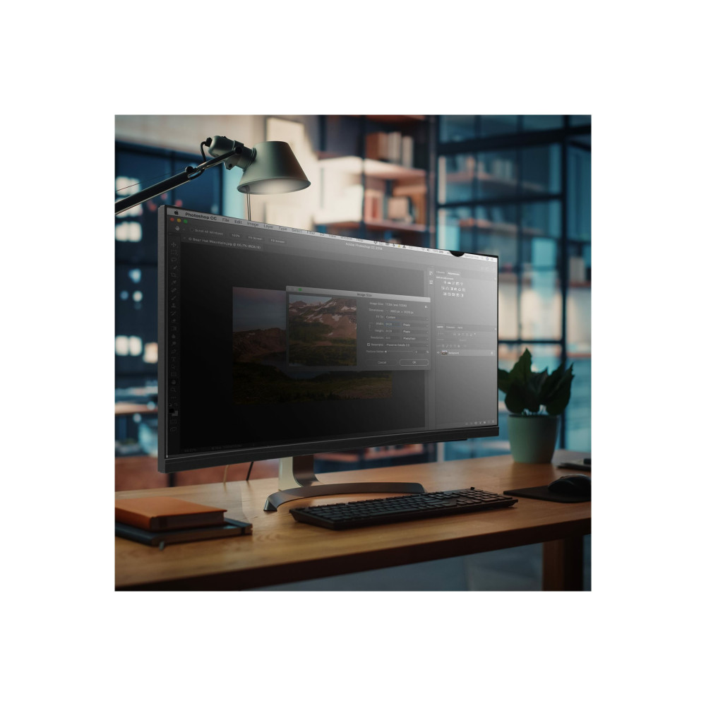 Produktbild för StarTech Monitor Privacy Screen for 34 inch Ultrawide Display, 21:9 Widescreen Computer Screen Security Filter, Blue Light Reducing (PRIVSCNMON34W) - filter för personlig integritet - 34" bred