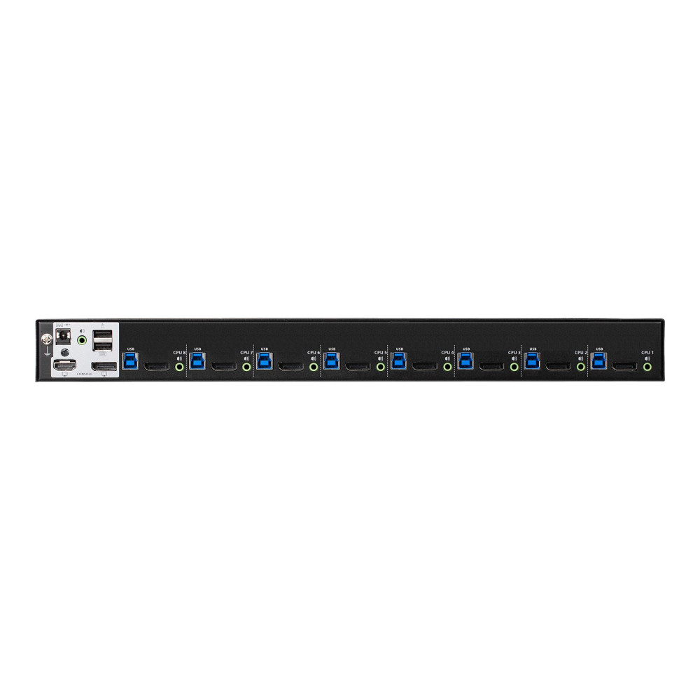 Produktbild för ATEN CS19208 - omkopplare för tangentbord/video/mus/ljud/USB - 8 portar - rackmonterbar