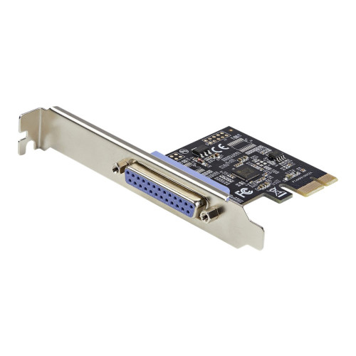 StarTech.com Startech 1-ports parallellt PCIe-kort - PCI Express till parallell DB25-kortadapter - PC-expansion LPT-kontroller för skrivare, skannrar och plottrar - SPP/ECP - Standard/lågprofil - parallell adapter - PCIe - IEEE 1284