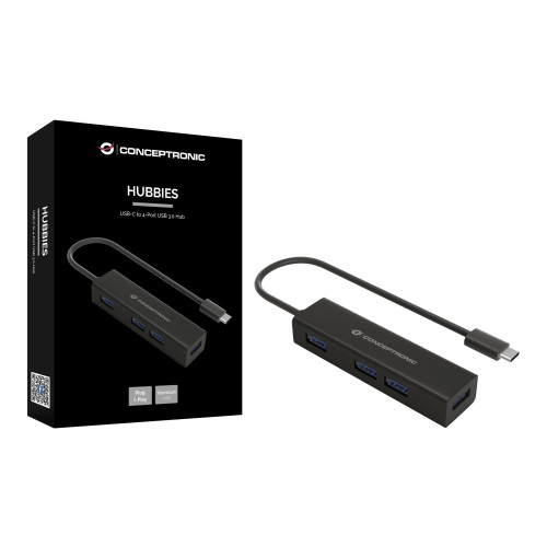 Conceptronic Conceptronic HUBBIES07B - hubb - 4 portar