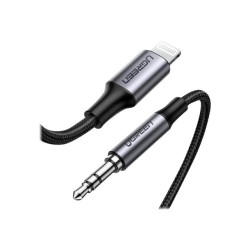 Ugreen Ugreen Lightning- till hörlursuttag-kabel - Lightning / ljud - 1 m