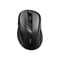 Produktbild för Rapoo M500 - mus - 2.4 GHz, Bluetooth 4.0, Bluetooth 3.0 - svart