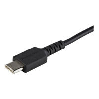 Produktbild för StarTech.com Säker laddningskabel på 1 m - USB-A till USB-C-datablockerarkabel för endast laddning - Laddningskabel utan data för telefon/surfplatta - Datablockerande USB-kabeladapter - USB typ C-kabel - USB (endast ström) till USB-C (enbart ström) - 100 
