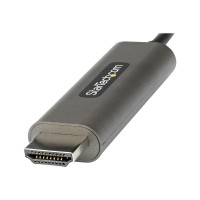 Produktbild för StarTech.com USB C till HDMI-kabel 4K 60 Hz på 3 m med HDR10 - Ultra HD USB Type-C till 4K HDMI 2.0b-videokabeladapter - USB-C till HDMI HDR-skärm/skärmsadapter - DP 1.4 Alt Mode HBR3 - adapterkabel - HDMI / USB - 3 m
