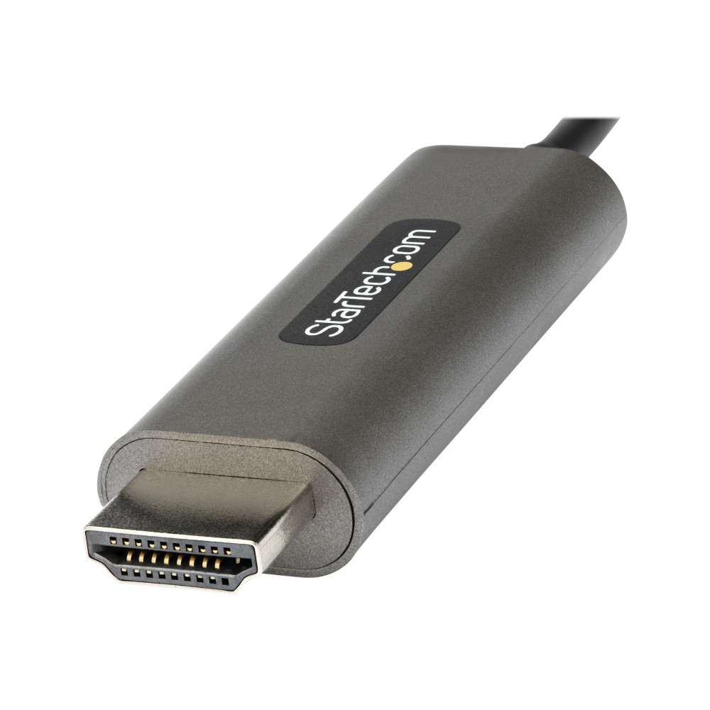 Produktbild för StarTech.com USB C till HDMI-kabel 4K 60 Hz på 5 m med HDR10 - Ultra HD USB Type-C till 4K HDMI 2.0b-videokabeladapter - USB-C till HDMI HDR-skärm/skärmsadapter - DP 1.4 Alt Mode HBR3 - adapterkabel - HDMI / USB - 5 m