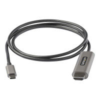 Produktbild för StarTech.com 1 m USB C till HDMI-kabel på 4K 60 Hz med HDR10 - Ultra HD USB Type-C till 4K HDMI 2.0b-videokabeladapter - USB-C till HDMI HDR-skärmkonverterare - DP 1.4 Alt Mode HBR3 - adapterkabel - HDMI / USB - 1 m