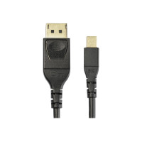 Produktbild för StarTech 1 m VESA-certifierad Mini DisplayPort till DisplayPort 1.4-kabel - 8K 60Hz HBR3 HDR - Super UHD mDP till DP 1.4-sladd - Tunn (34 AWG) Ultra HD 4K 120Hz - Bildskärms-/videokabel - DisplayPort-kabel - Mini DisplayPort till DisplayPort - 1 m
