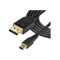 Produktbild för StarTech 1 m VESA-certifierad Mini DisplayPort till DisplayPort 1.4-kabel - 8K 60Hz HBR3 HDR - Super UHD mDP till DP 1.4-sladd - Tunn (34 AWG) Ultra HD 4K 120Hz - Bildskärms-/videokabel - DisplayPort-kabel - Mini DisplayPort till DisplayPort - 1 m