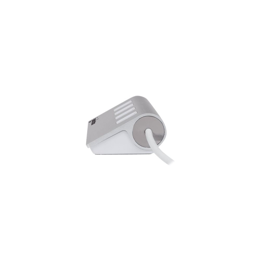 Produktbild för Manhattan USB-A 4-Port Hub, 4x USB-A Ports, 5 Gbps (USB 3.2 Gen1 aka USB 3.0), Bus Powered, Fast charging up to 0.9A, SuperSpeed USB, Aluminium Housing, Windows and Mac, Silver, Three Year Warranty, Blister - hubb - 4 portar