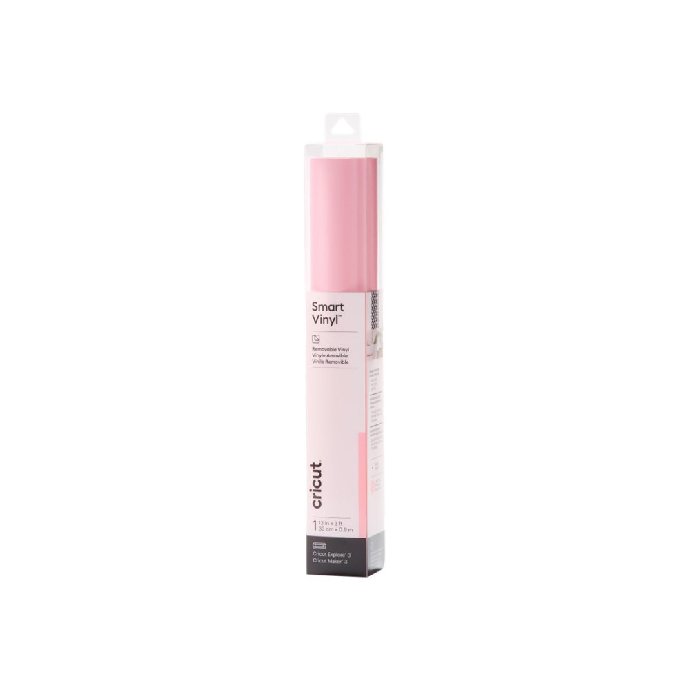 Produktbild för Cricut Smart Vinyl - hantverksmaterial - 33 x 90 cm - Light Pink - vinyl