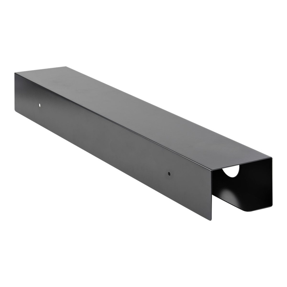 Produktbild för StarTech.com Kabelhanteringsfack under skrivbord - Fack för kabelhantering kontors-/ståskrivbord - Skrivbordsmonterad hållare för kablar/sladdar/grenkontakter - Datorkabelhanterare - 60 cm L x 11,4 cm D - fack för kabelhantering