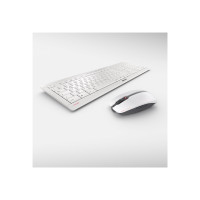Produktbild för CHERRY STREAM DESKTOP RECHARGE - sats med tangentbord och mus - QWERTZ - tysk - blekgrå Inmatningsenhet