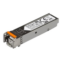 Produktbild för StarTech.com MSA Uncoded SFP Module, 1000BASE-BX, 1 Gigabit Ethernet Bi-Directional (BiDi) Fiber Single Strand SFP Transceiver (SMF), LC 10km , Mini GBIC Transceiver SFP Module, Downstream - Lifetime Warranty (SFP1000BXDST) - SFP-sändar/mottagarmodul (min