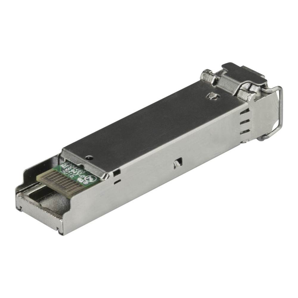 Produktbild för StarTech.com MSA Uncoded SFP Module, 1000BASE-BX, 1 Gigabit Ethernet Bi-Directional (BiDi) Fiber Single Strand SFP Transceiver (SMF), LC 10km , Mini GBIC Transceiver SFP Module, Downstream - Lifetime Warranty (SFP1000BXDST) - SFP-sändar/mottagarmodul (min