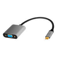 Produktbild för LogiLink - USB/VGA-adapter - USB-C till HD-15 (VGA) - 15 cm