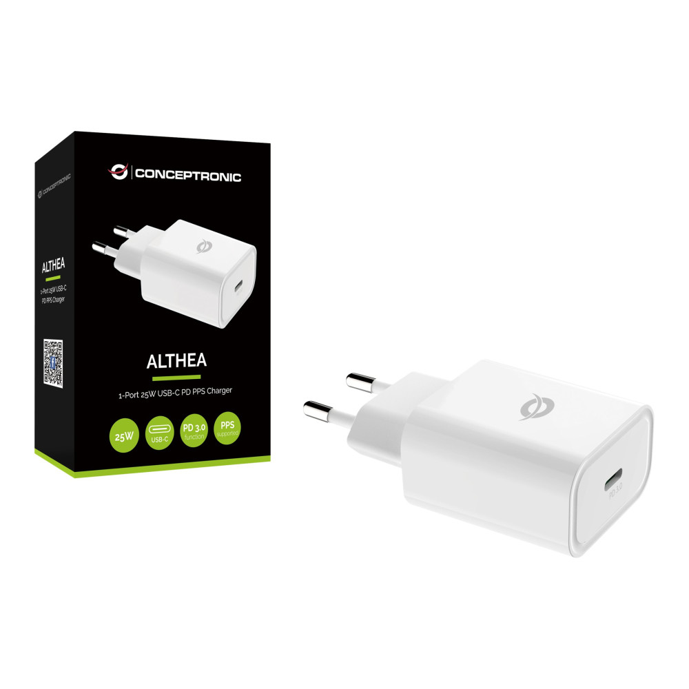 Produktbild för Conceptronic ALTHEA strömadapter - USB-C - 25 watt