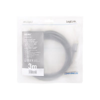 Produktbild för LogiLink HDMI-kabel med Ethernet - 3 m