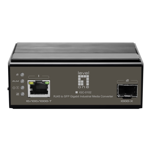 LevelOne LevelOne IGC-0102 - fibermediekonverterare - 10Mb LAN, 100Mb LAN, 1GbE